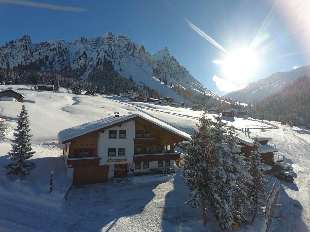 Ferienwohnung Haus Ritzenspitze Gargellen Exterior foto